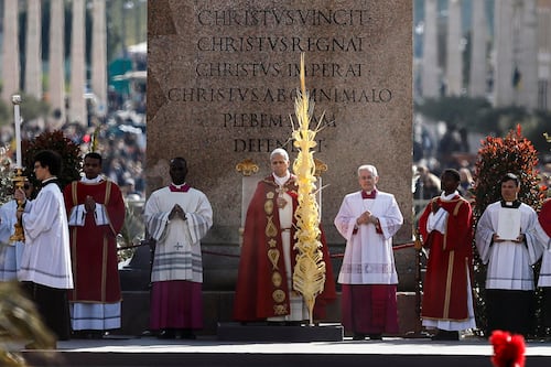 El papa en el Domingo de Ramos: “¡Depongan las armas, recuerden que son hermanos!”