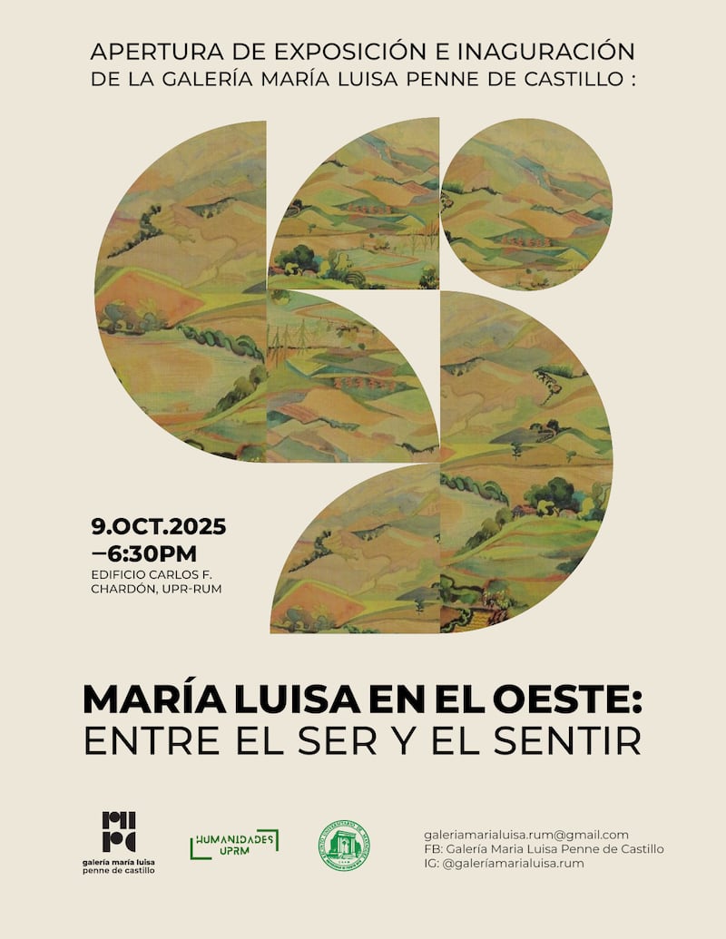 Promo exposición "María Luisa en el oeste: entre el ser y el sentir".