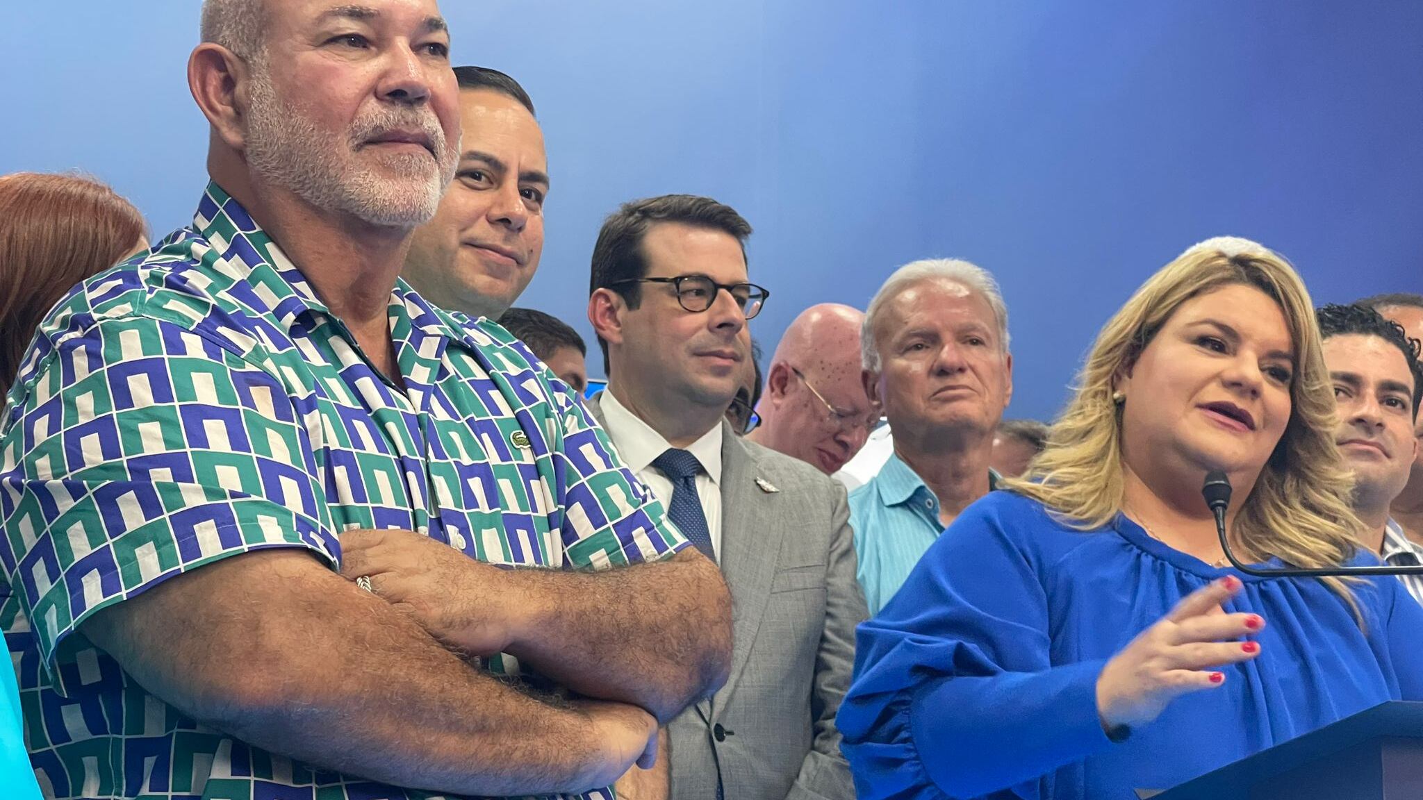 Jenniffer González y Johnny Méndez