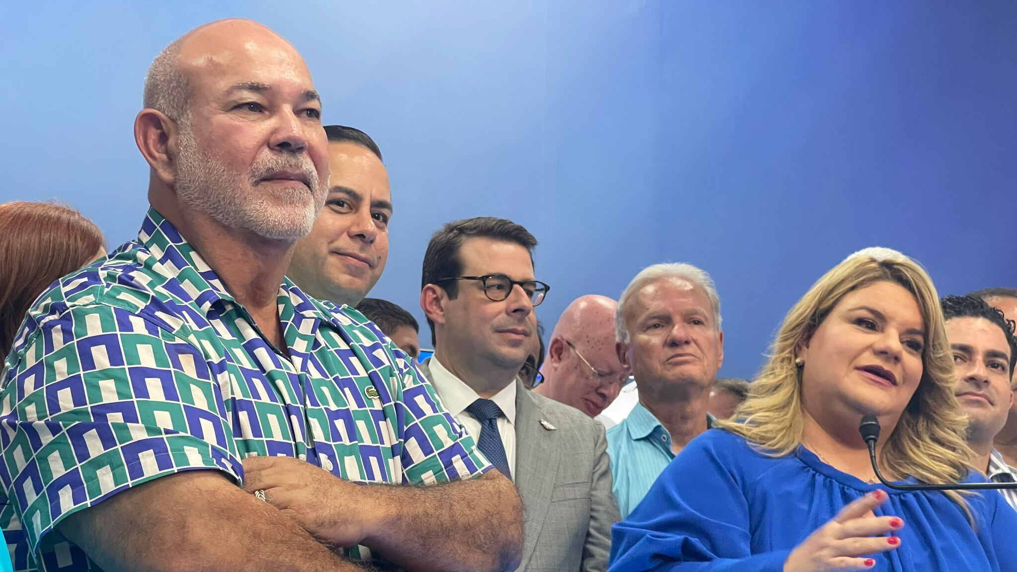 Jenniffer González y Johnny Méndez