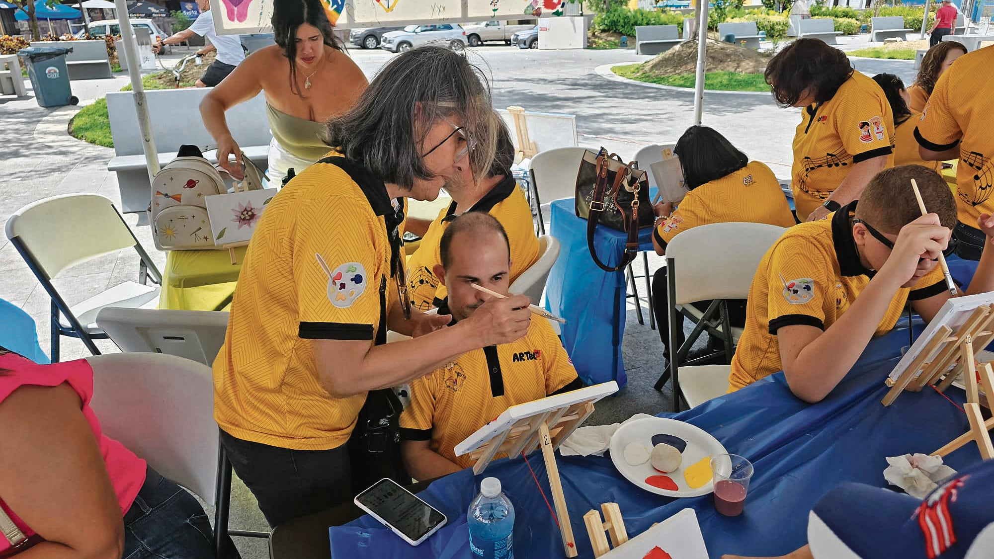 Iniciativa en Cayey, arte, síndrome de Down