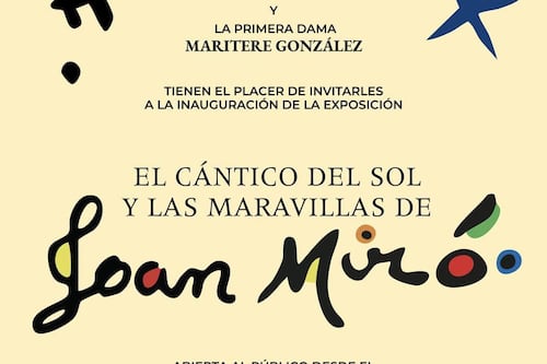 San Juan inaugura exhibición de Joan Miró en el Museo de San Juan