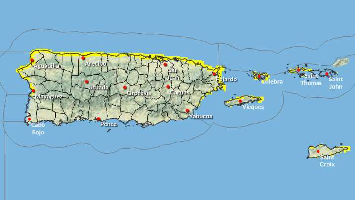 Riesgo moderado de corrientes marinas para este primero de noviembre de 2022.