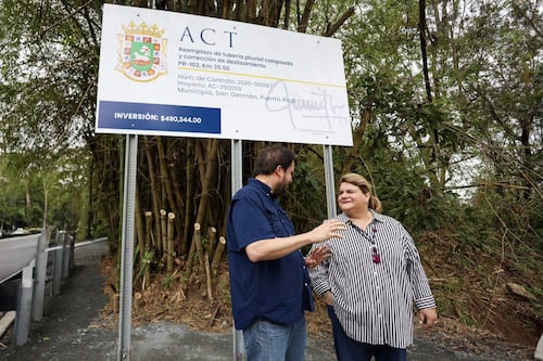 Reabren carril en San Germán que permanecía cerrado por deslizamiento de tierra