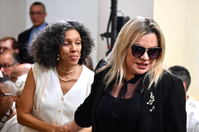 Figuras de la música presentes en la misa en honor a Rafael Ithier.