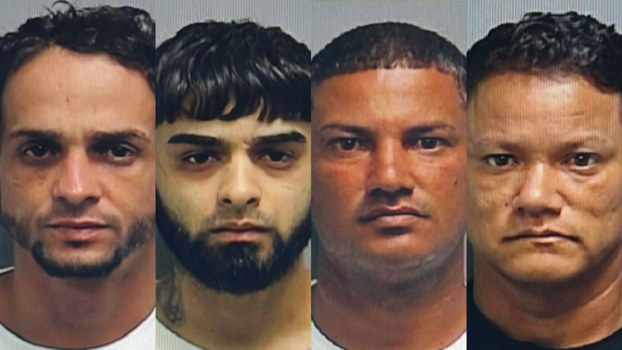 Jonathan Negrón Negrón, Jansen González Cruz, Joel Cruz Meléndez y Damián Cruz Meléndez.