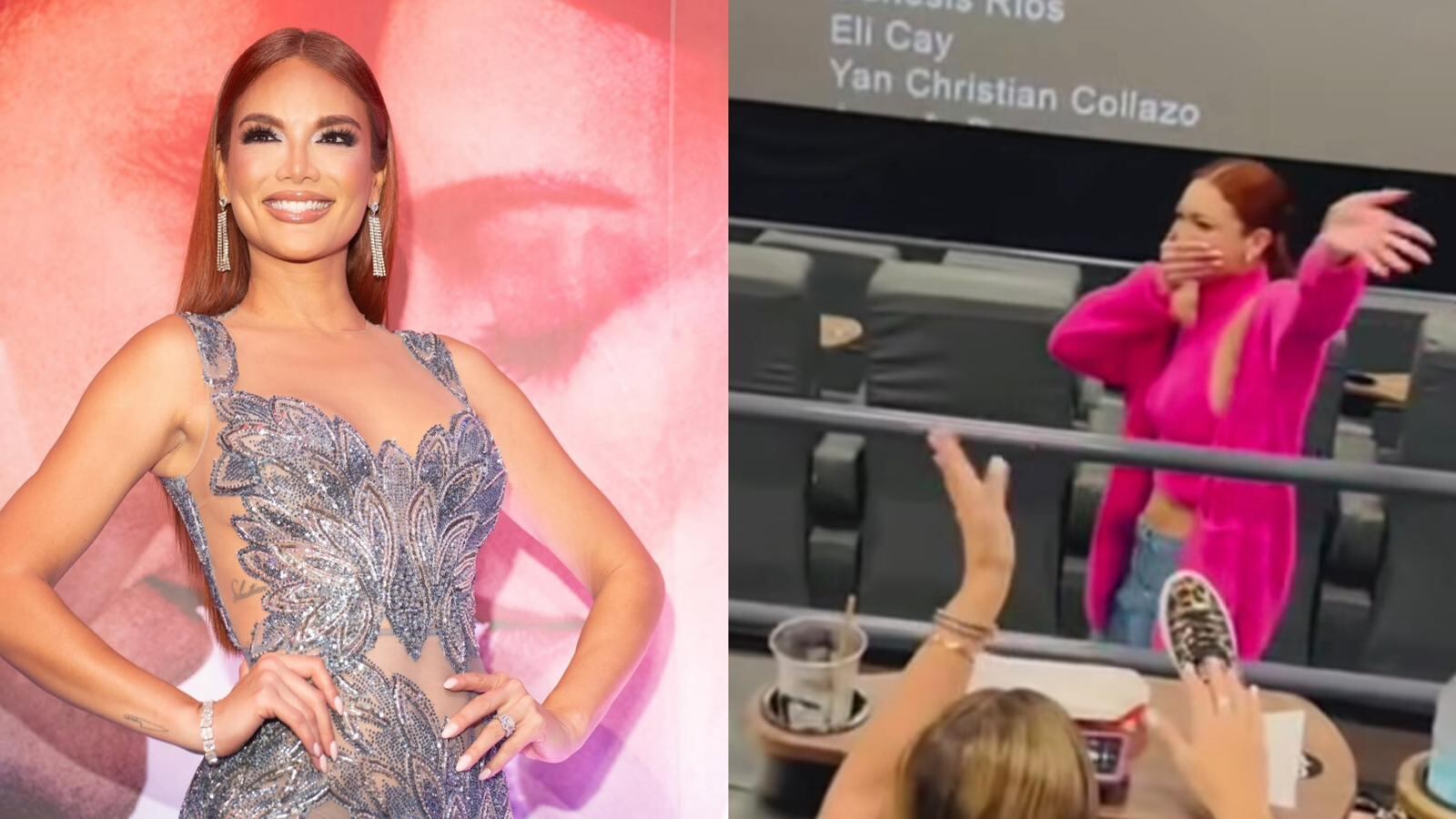 Zuleyka Rivera, visiblemente emocionada, saluda al público durante el fin de semana de estreno de su primer protagónico en Perla.
