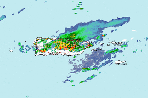 Comerío bajo aviso de inundaciones repentinas y varios municipios en advertencia por fuertes lluvias