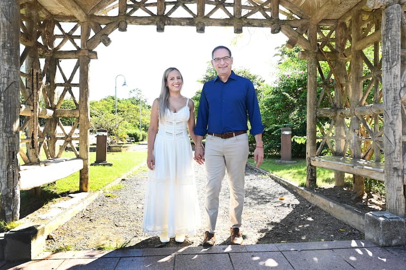 El representante José Pichy Torres Zamora y su novia, Zaida Enid Rios Mercado.