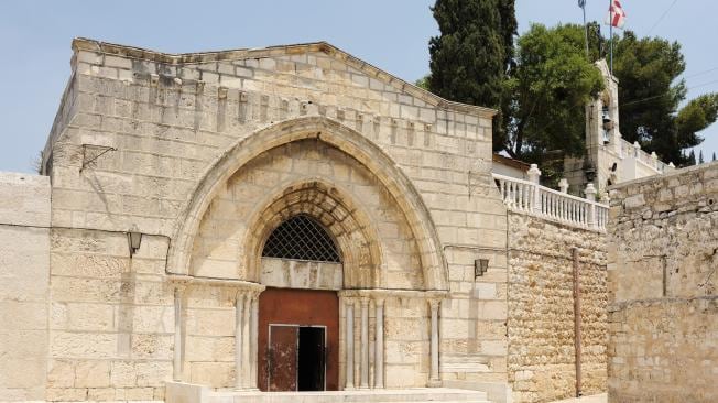 la Basílica de la Dormición o Abadía de Hagia María