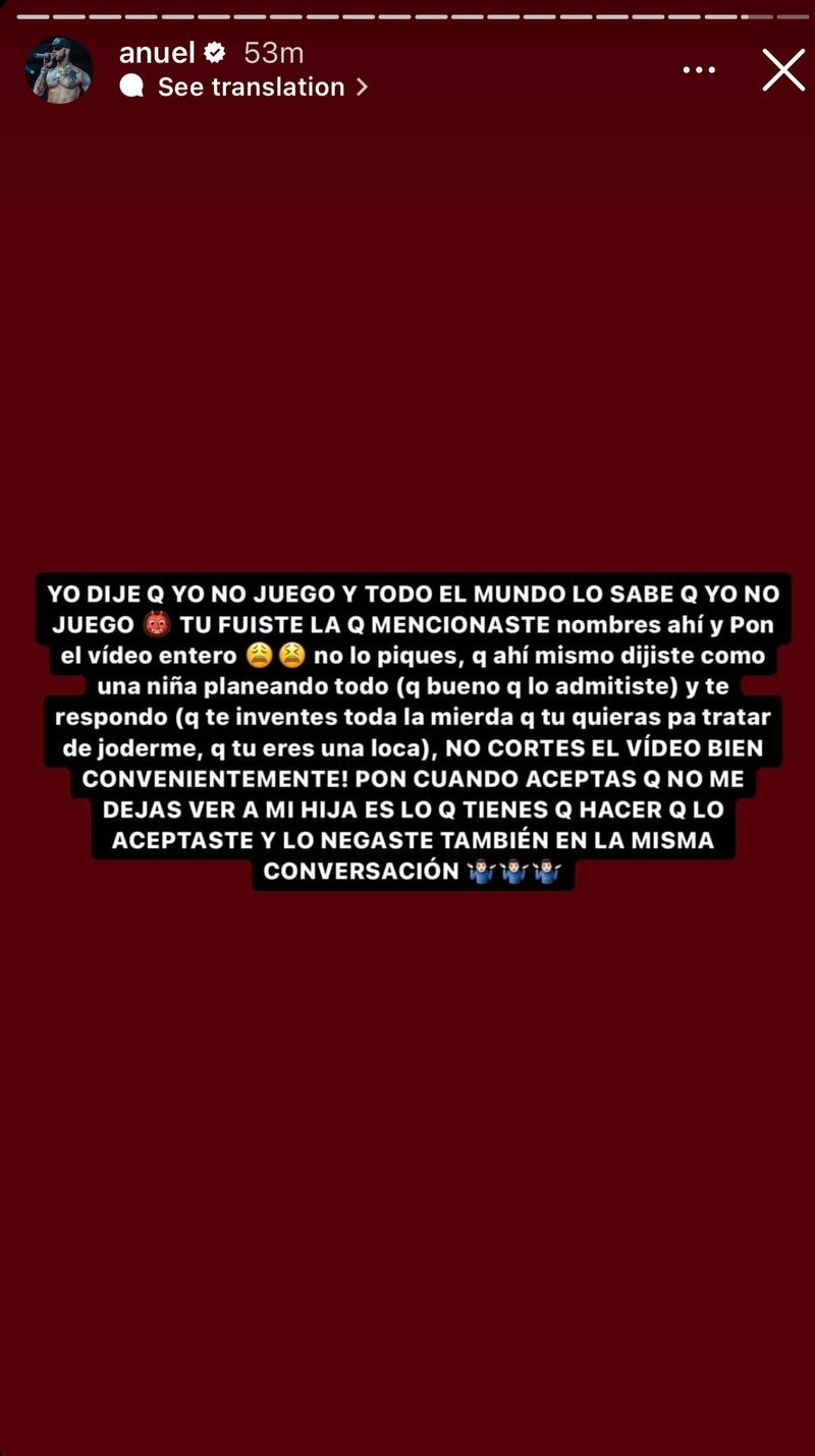 Mensaje Anuel AA