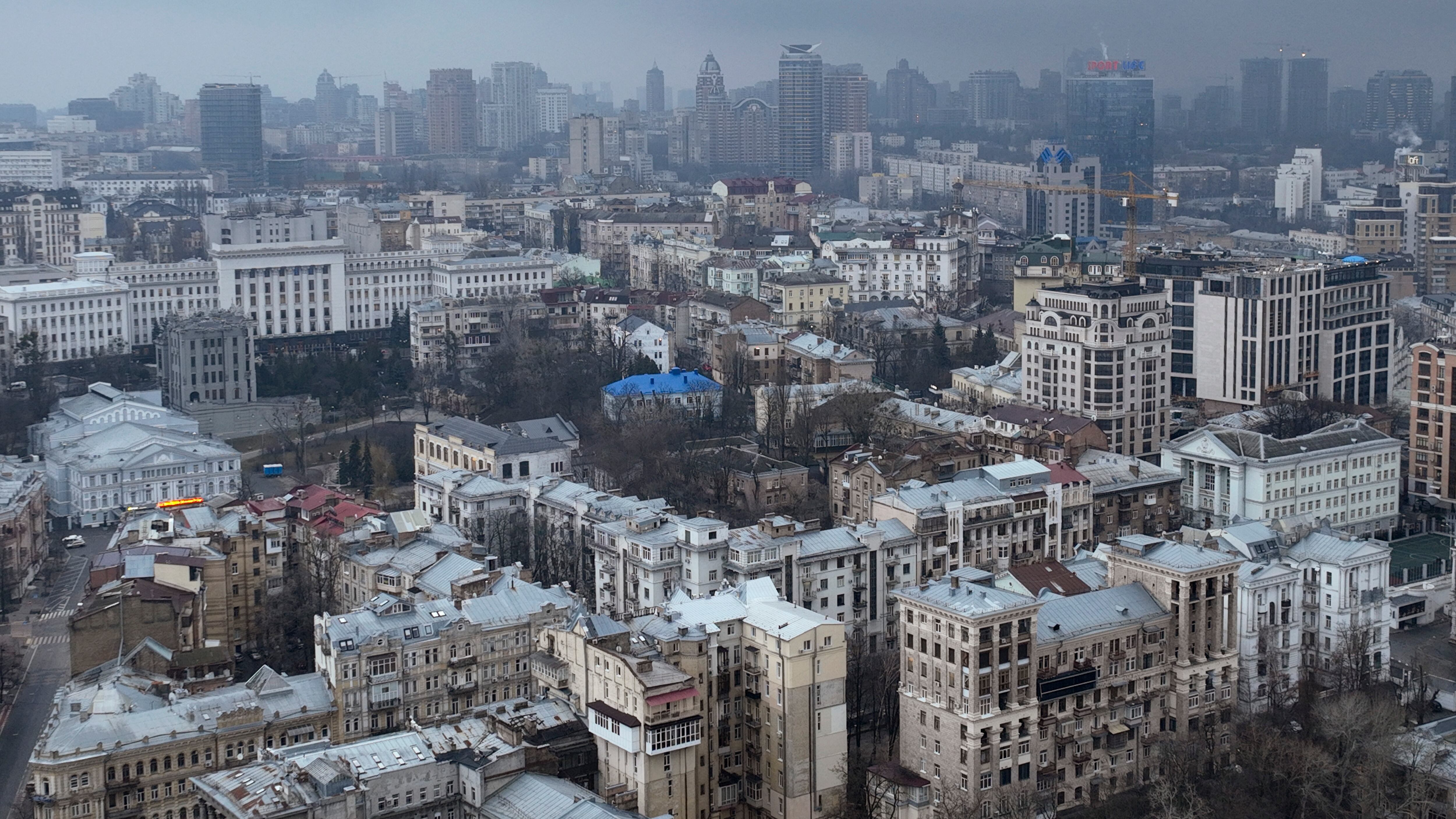 Vista de la capital de Ucrania, Kiev