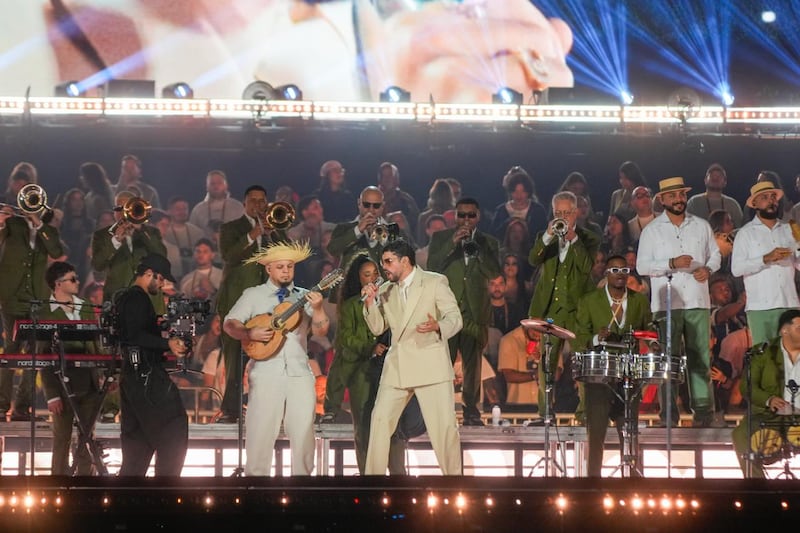 Bad Bunny en concierto en Colombia