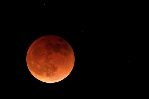 Eclipse lunar o luna de sangre, aquí los horarios y cómo ver este fenómeno astronómico
