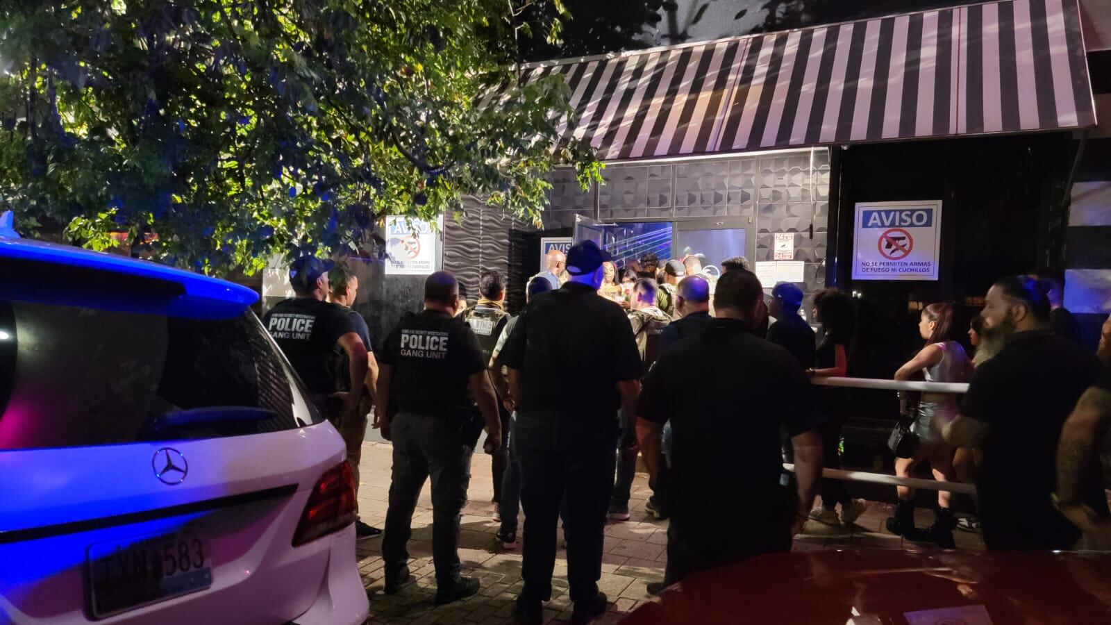 Operativo de la Policía Municipal de San Juan en discoteca