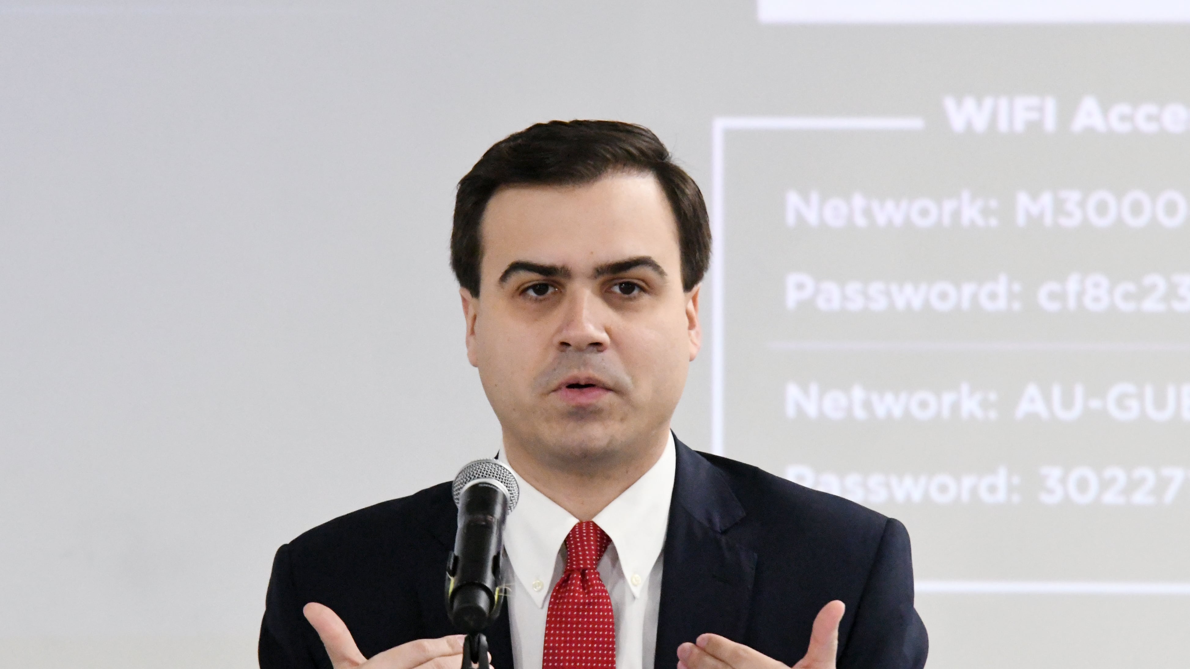 El Comisionado Residente en Washington, Pablo José Hernández, participa del foro de la Universidad Atlantic, "Agenda 2025