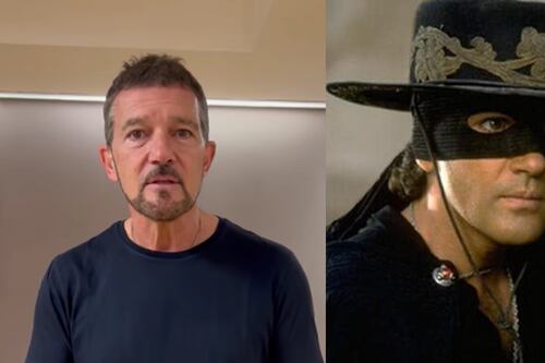 Antonio Banderas tiene un candidato para heredar el antifaz del ‘Zorro’ y a los fans no les gustó
