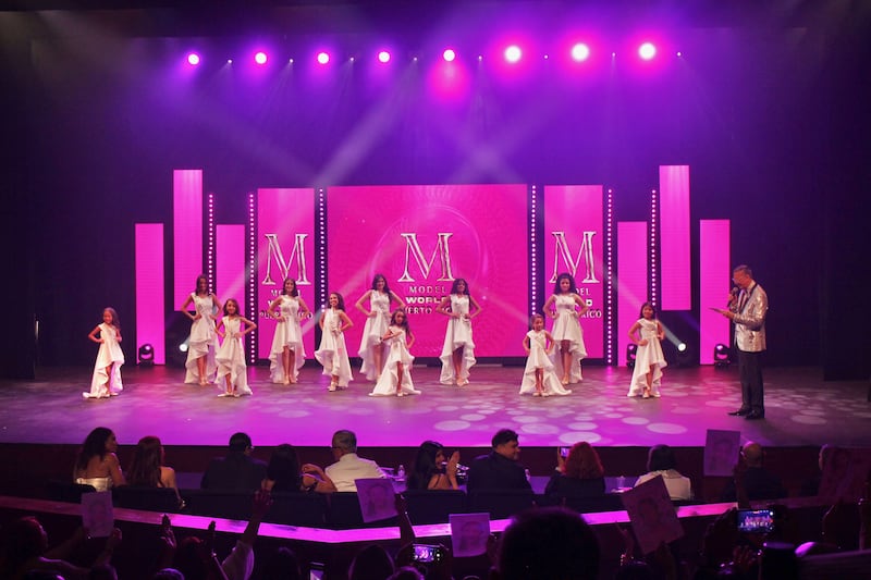 Final del certamen Mini Model World Puerto Rico.