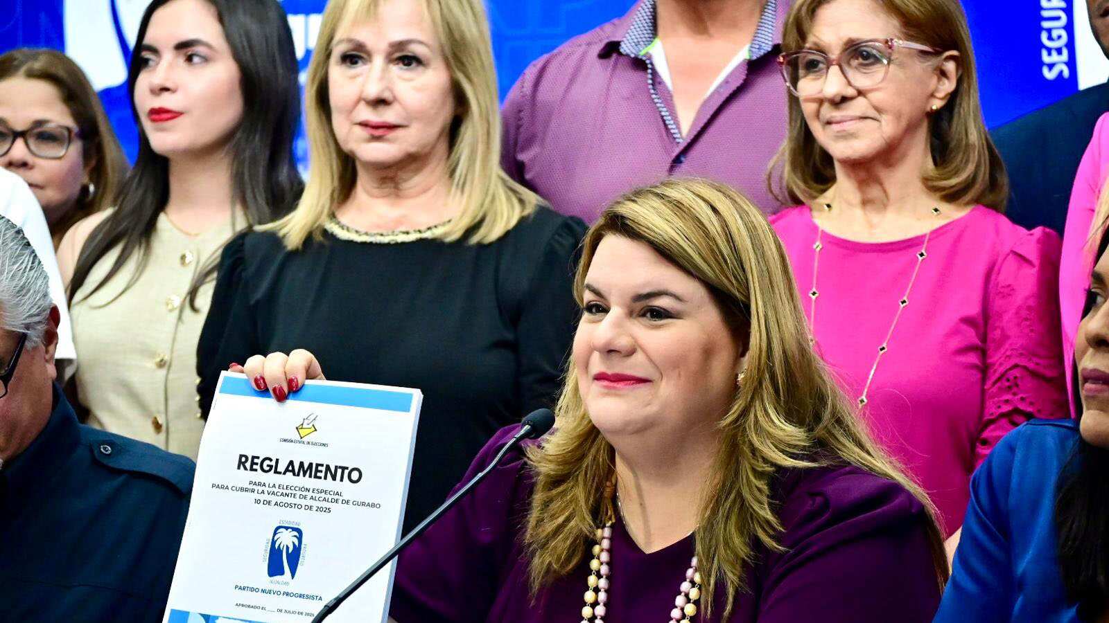La gobernadora de Puerto Rico, Jennifer González, participa del Directorio del PNP.