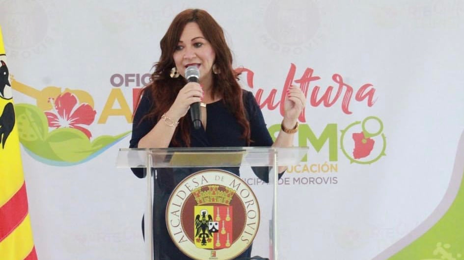 La alcaldesa de Morovis, Carmen Maldonado