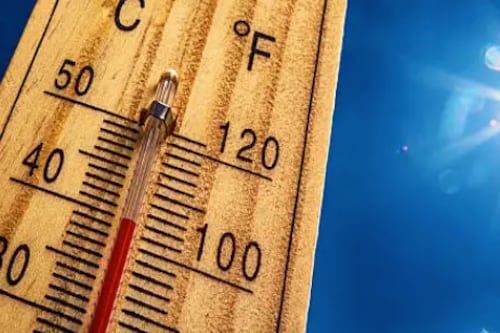 Índices de calor podrían alcanzar los 100°F este domingo