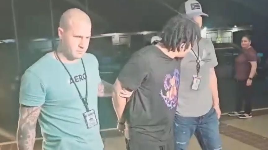 Hazael Figueroa Figueroa, alias “Tarzán”, (centro).