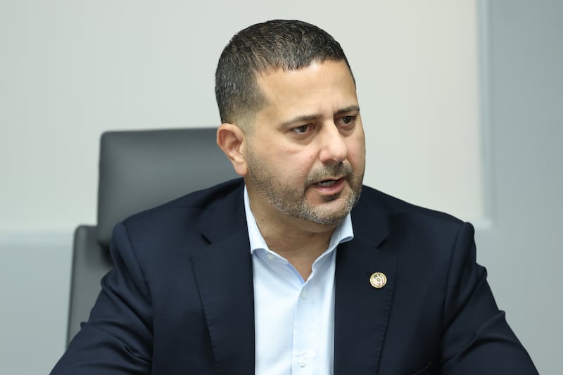 El secretario de Corrección y Rehabilitación, Francisco A. Quiñones Rivera, respalda la construcción de un hospital psiquiátrico correccional.
Foto por Brandon Cruz González | Centro de Periodismo Investigativo