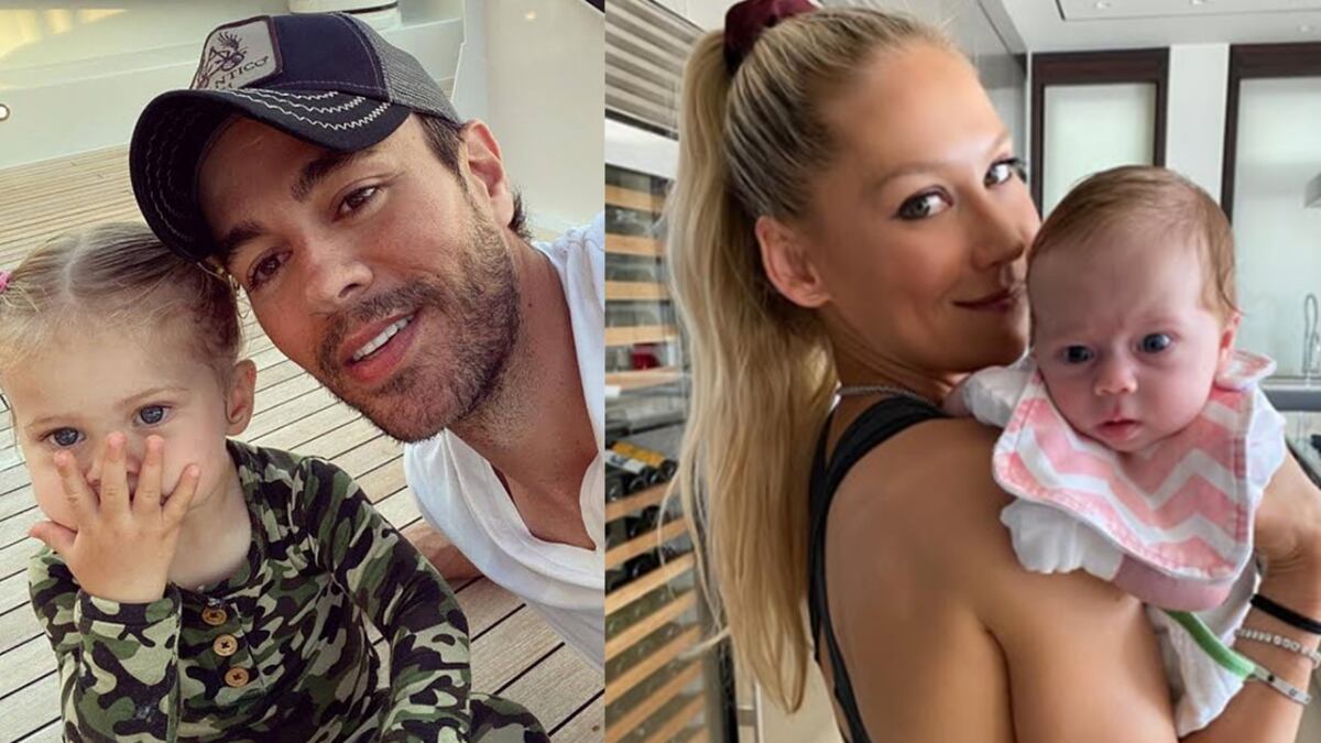 Anna Kournikova y Enrique Iglesias hijos
