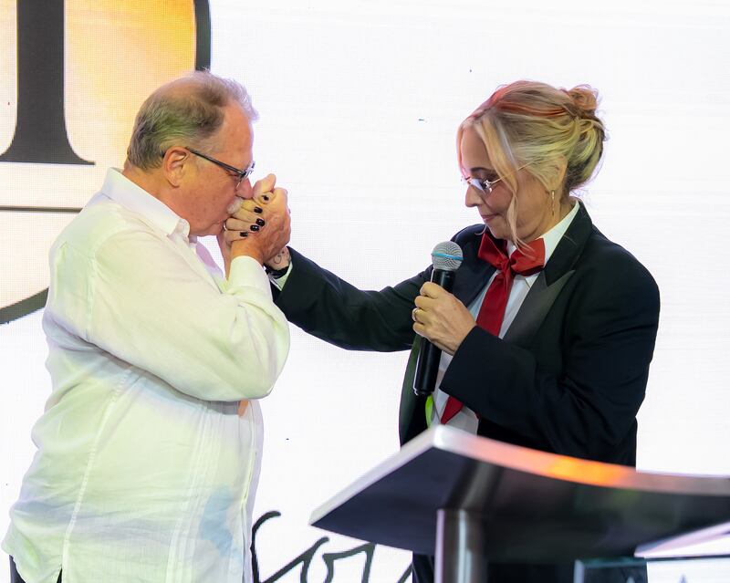 Chef Marisoll en el Museo de Arte de Puerto Rico.