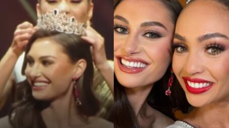 R'Bonney Gabriel, actual Miss Universo 2022, coronó a Morgan Romano.