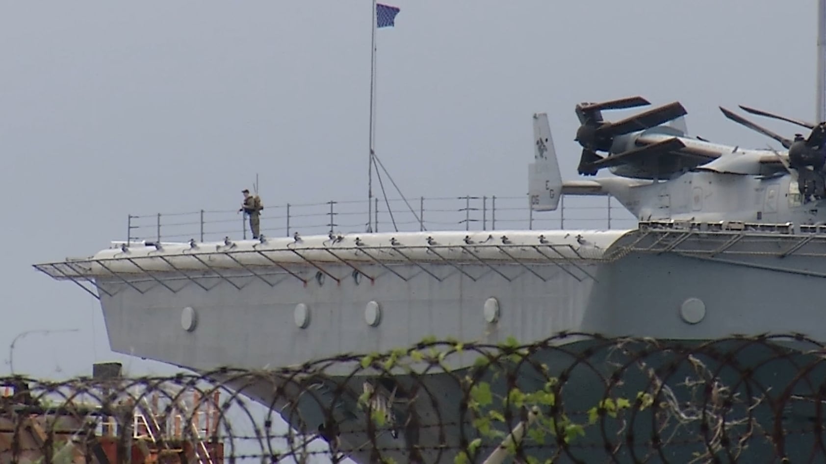 buque estadounidense que trasladó a Maduro