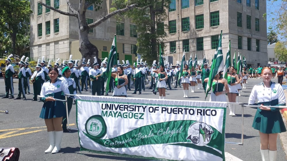 Banda de Marcha del Recinto Universitario de Mayagüez.