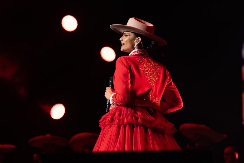 Natalia Jiménez en el Coliseo de Puerto Rico.