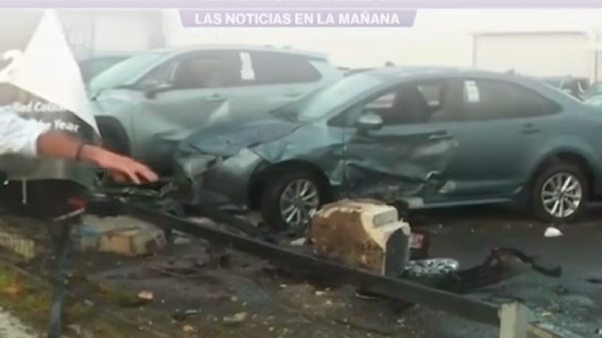 Accidente grave en San Juan.