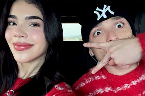 Peso Pluma y Kenia Os son Santa y la señora Claus: reparten amor esta Navidad