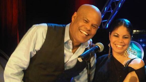 Rubby Pérez y su hija