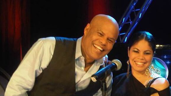 Rubby Pérez y su hija