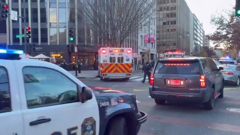 Tirotean guardias nacionales en DC