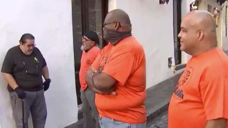 Protesta frente a la Fortaleza.