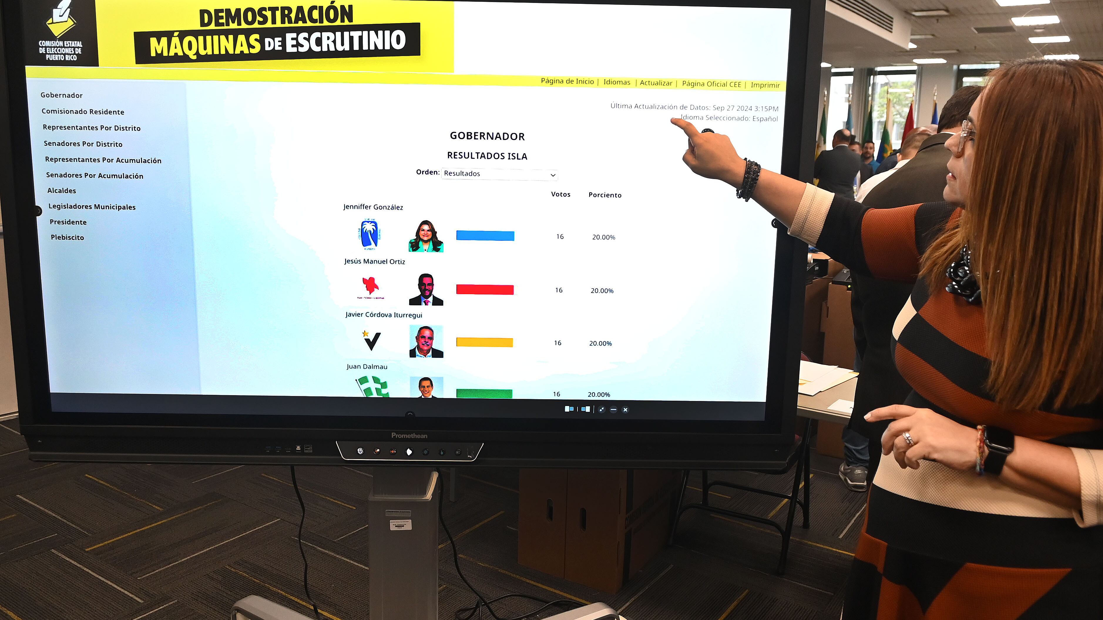 Presidenta Alterna, Jessika Padilla. La Comisión Estatal de Elecciones