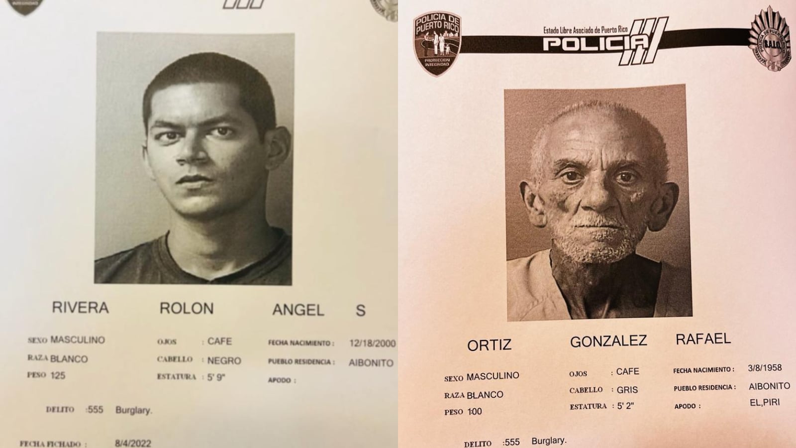 Arrestados por apropiación ilegal