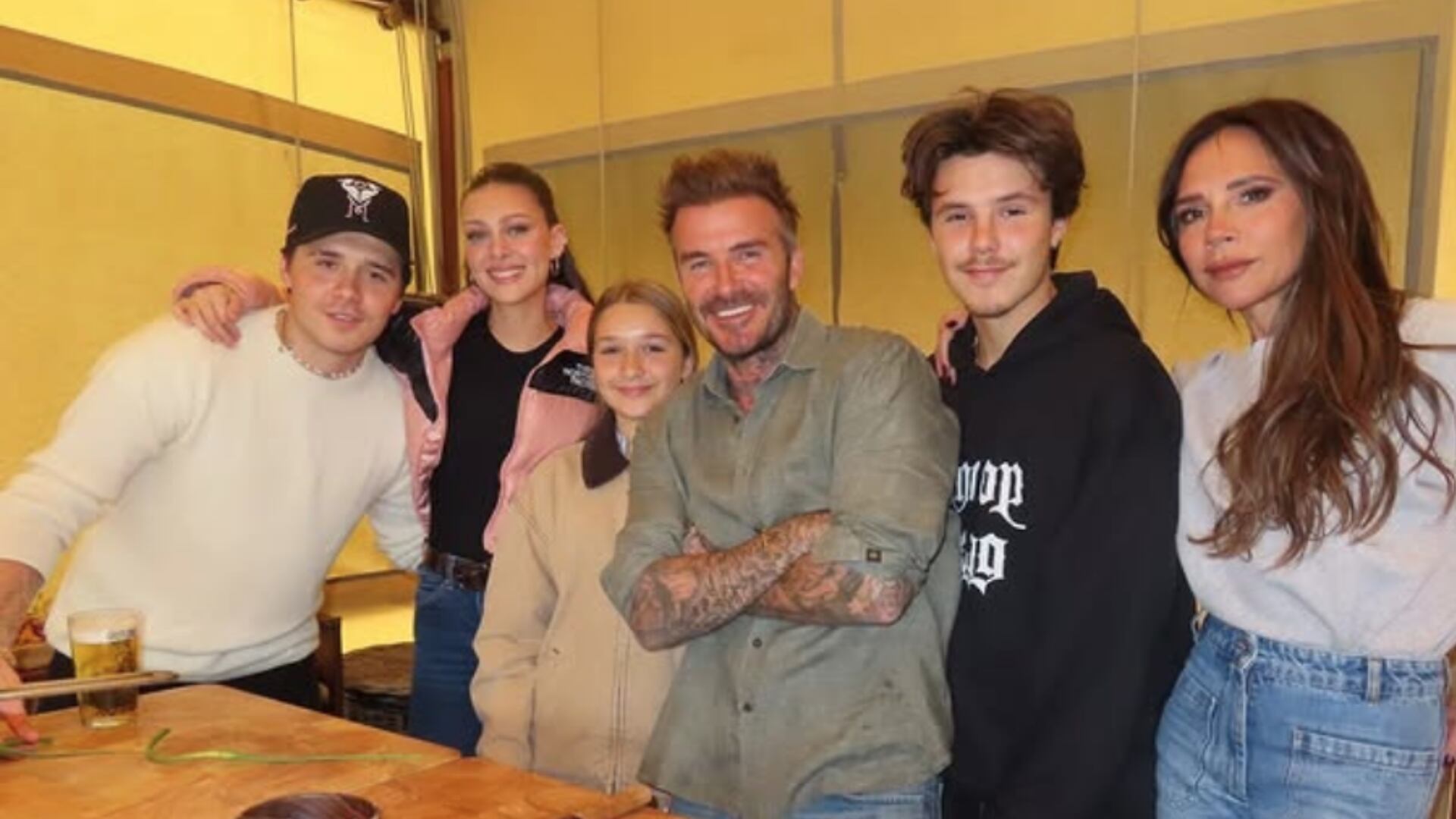 Familia de David y Victoria Beckham