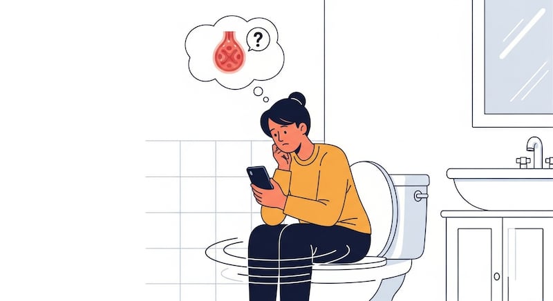 Smartphone y hemorroides / Whisk-FW