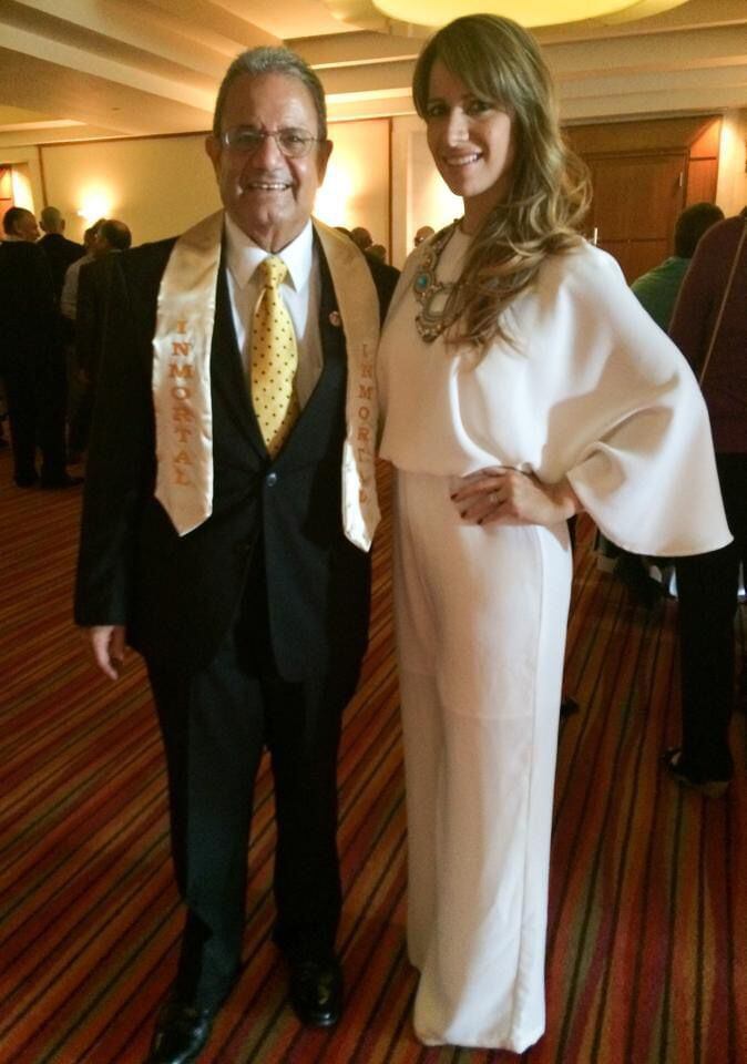 Johnny Flores y su hija Marta