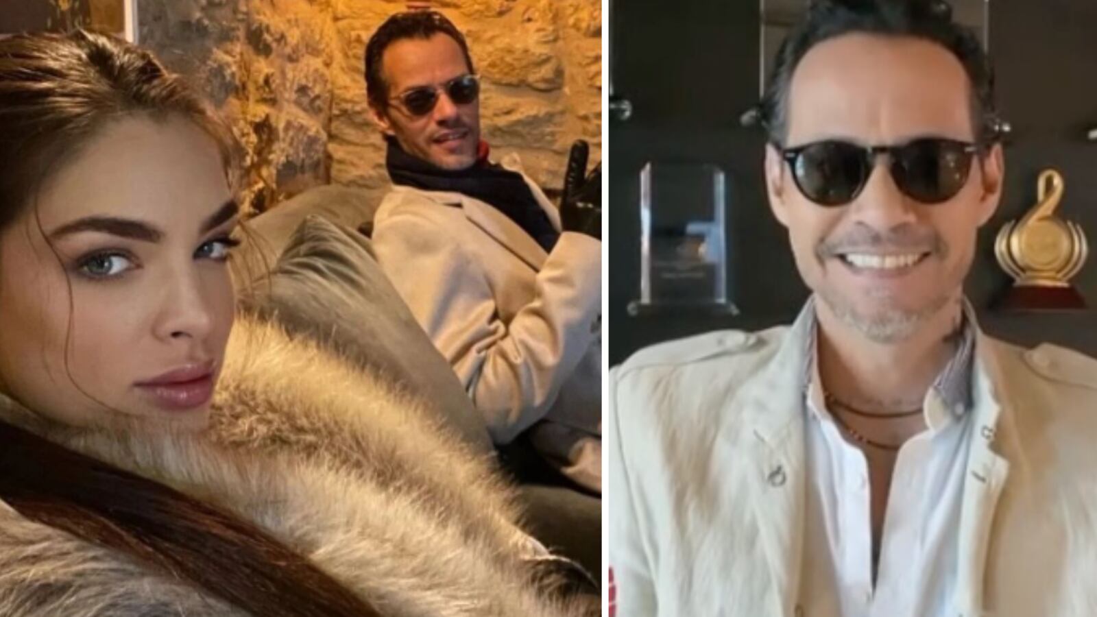 Nadia Ferreira y Marc Anthony