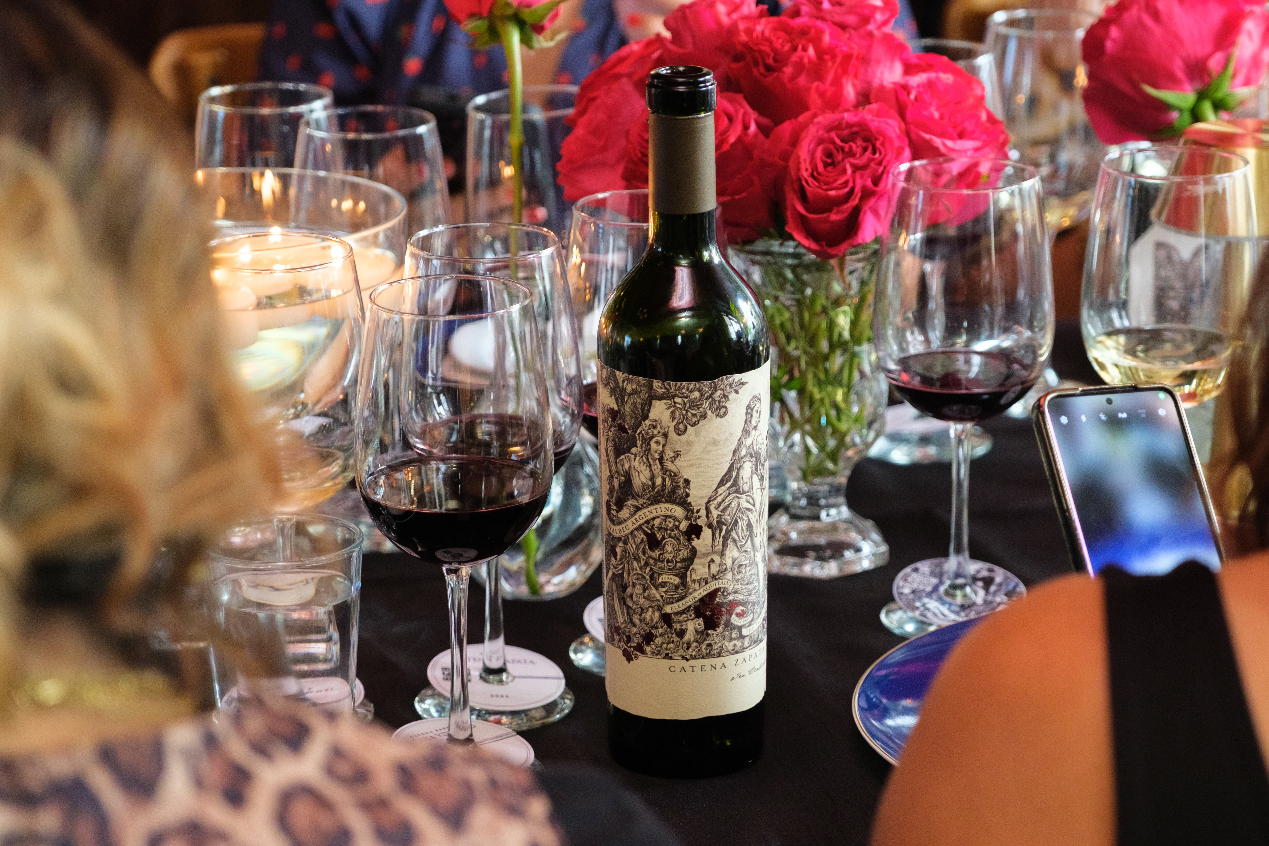 Cata de los vinos de Catena Zapata en San Juan, Puerto Rico