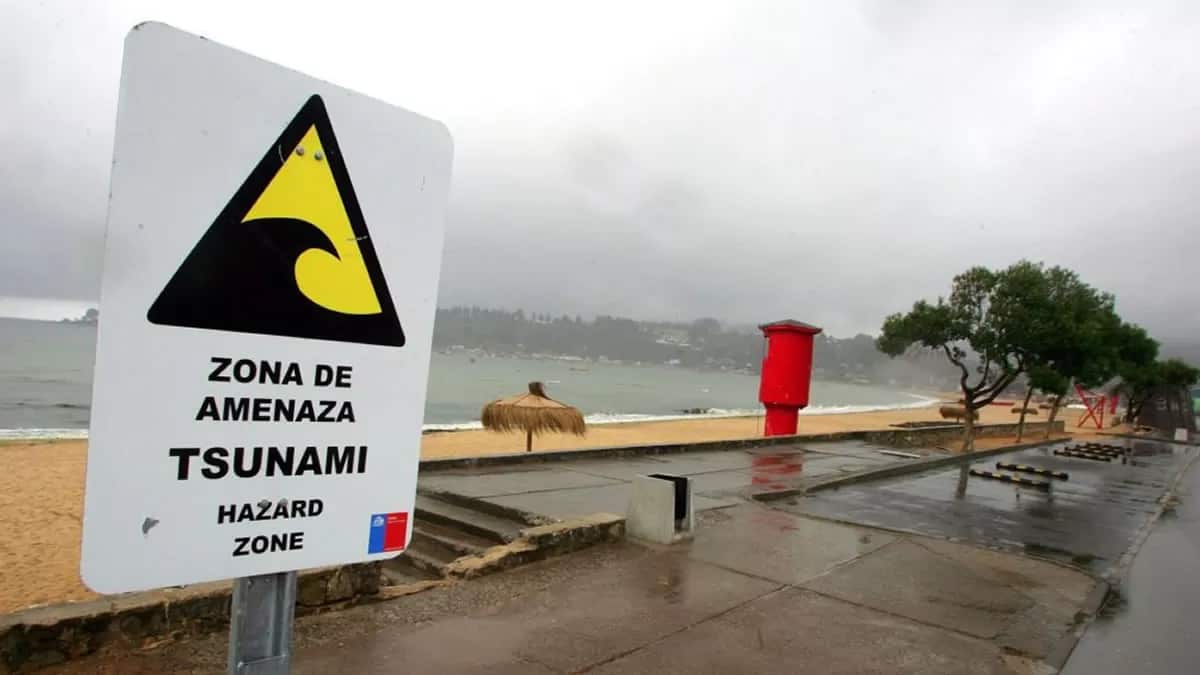 Imagen referencial "zona de amenaza tsunami"