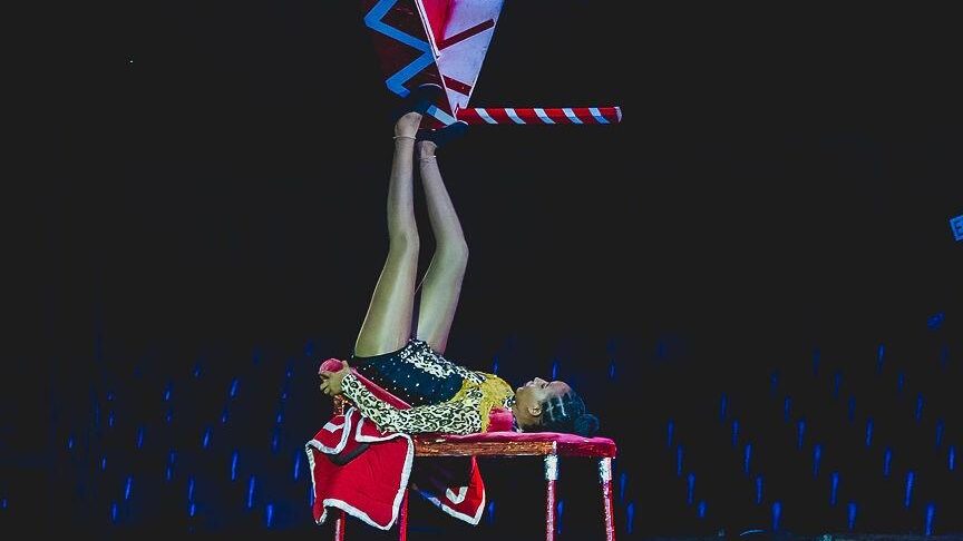 Acto en el Circo Hermanos Suárez.