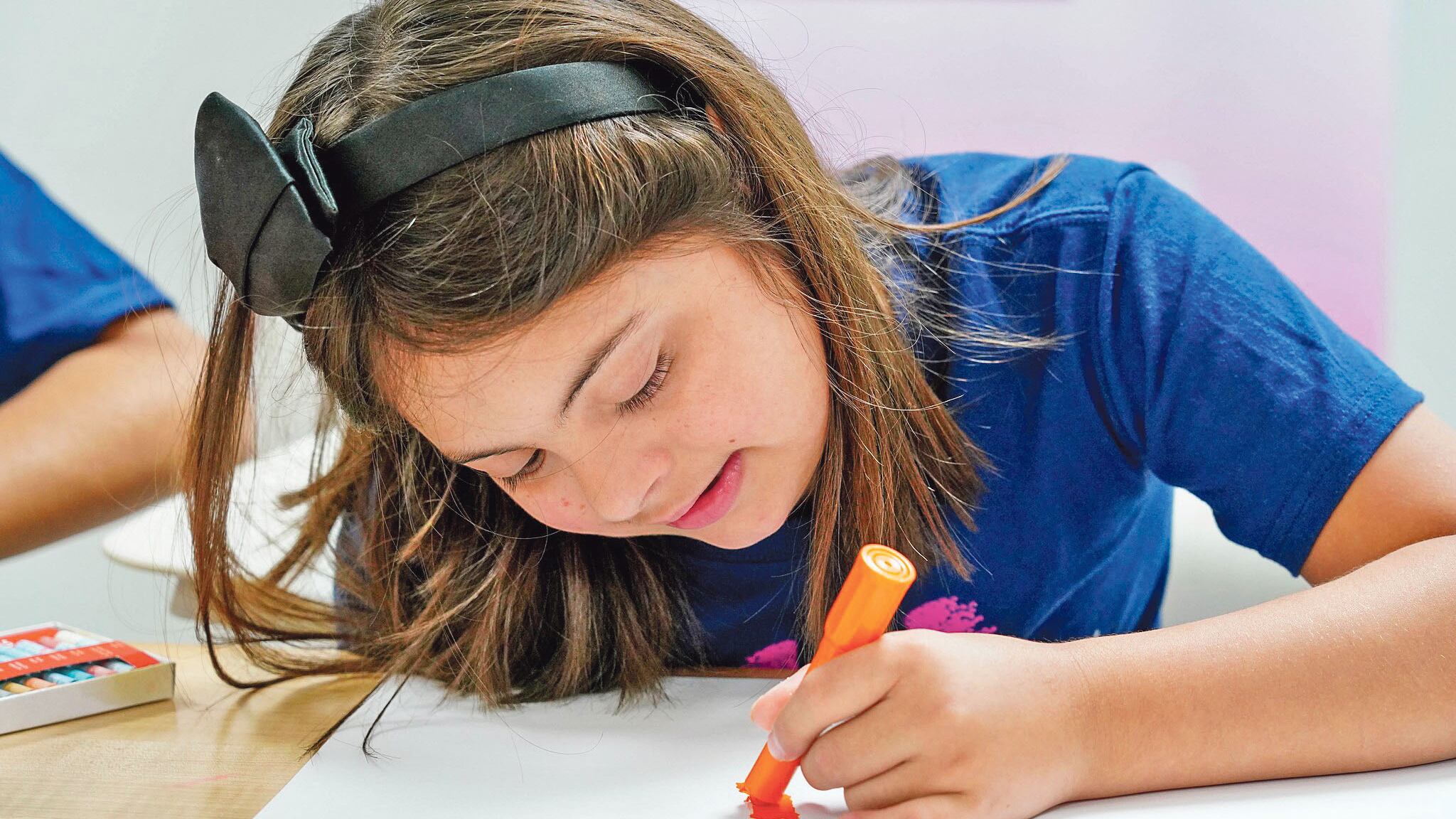 Niña con Síndrome de Down.