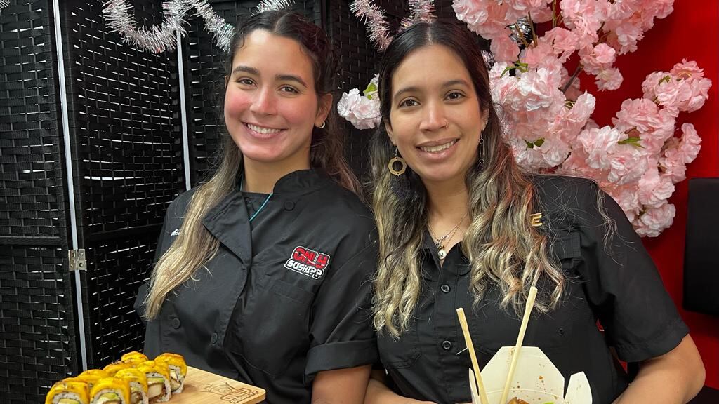 Las hermanas Alanis y Marie Tere Alvarado Molina son las creadoras del concepto ''Only Sushi PR'